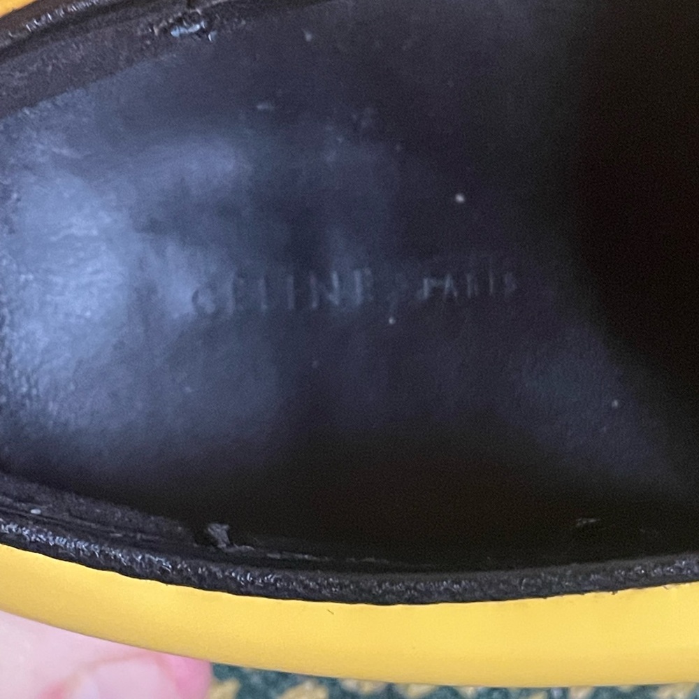 Celine leather slip-on trainer sneakers - Picture 9 of 12